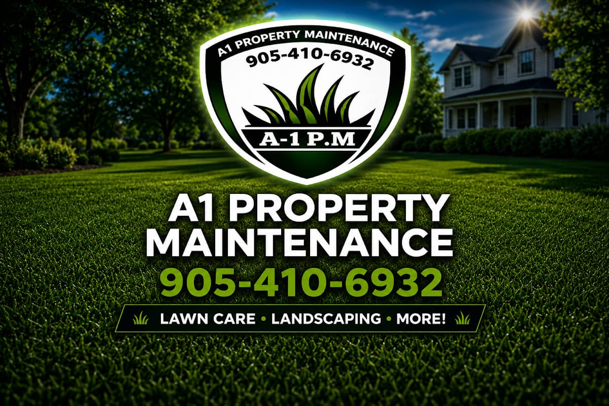 lawn care by A1 Property Maintenance in Whitby