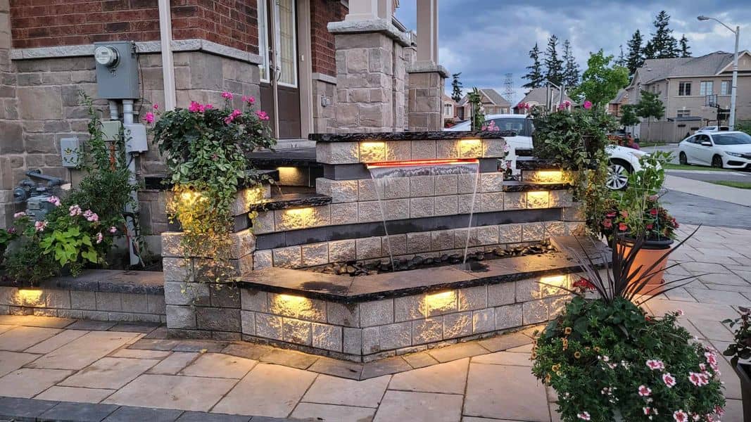 landscape design by Acropol Construction Inc. in Vaughan