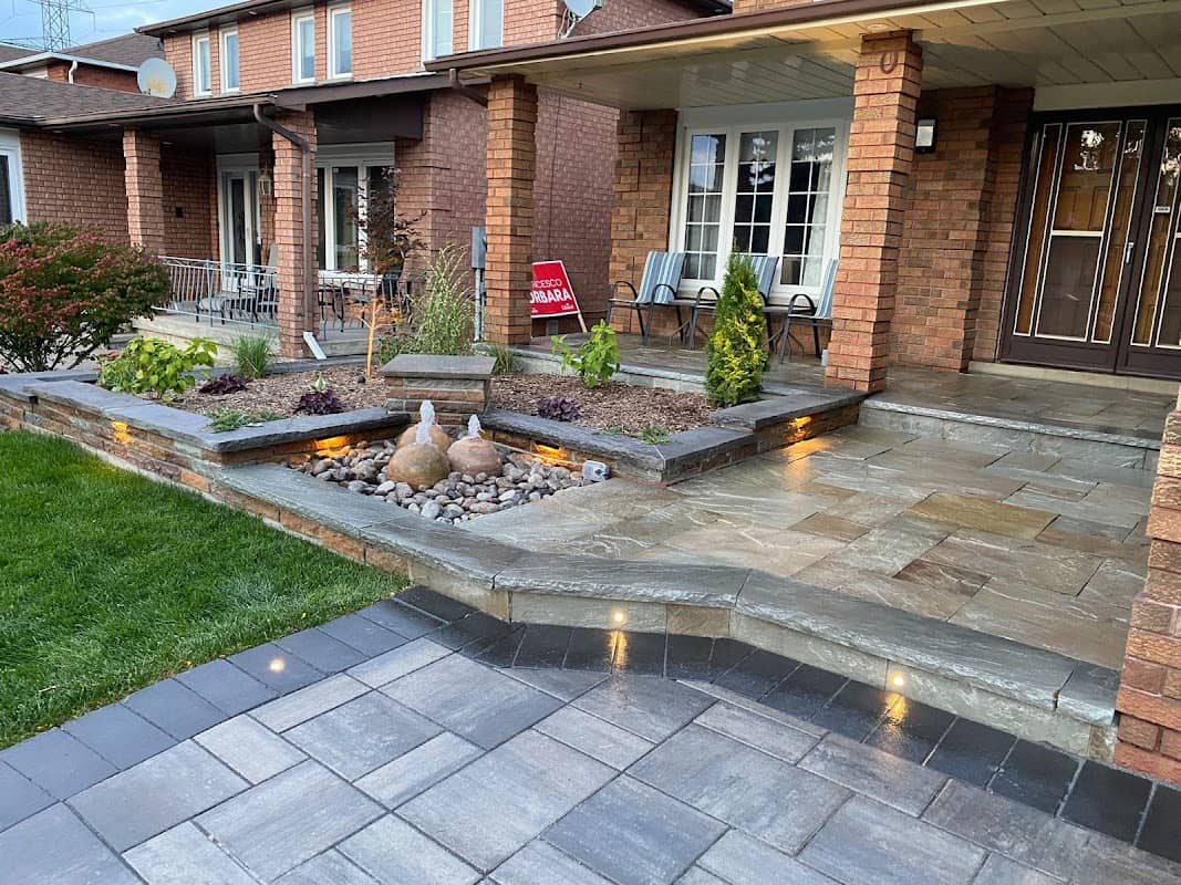 landscaping by Action Anytime Building Services Ltd. in Willowdale