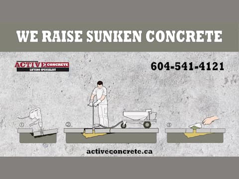 Active Concrete Lifting Inc., photograph 3 of Metrotown