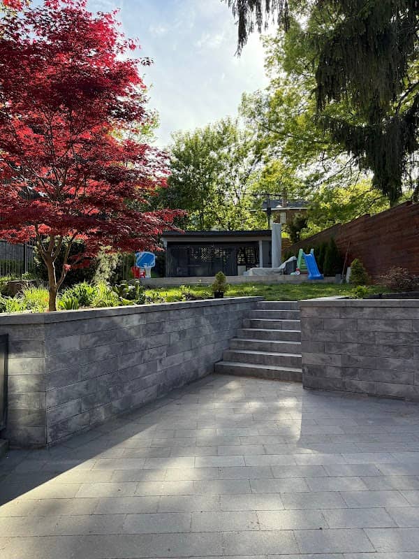 landscaping by Agis Construction and Landscaping in Liberty Village