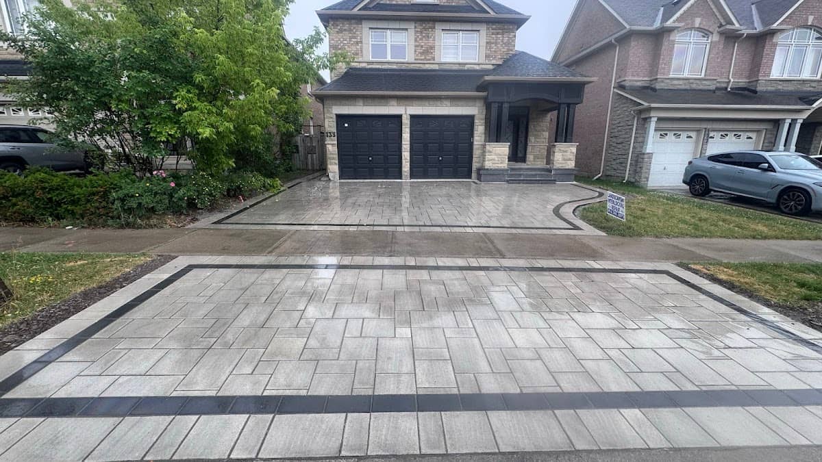 landscaping by AHA Landscaping & Interlocking in Richmond Hill