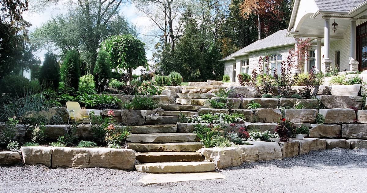 landscaping by Algonquin Property Services in Whitby