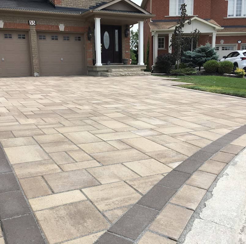 landscaping by All Care Interlocking in Willowdale