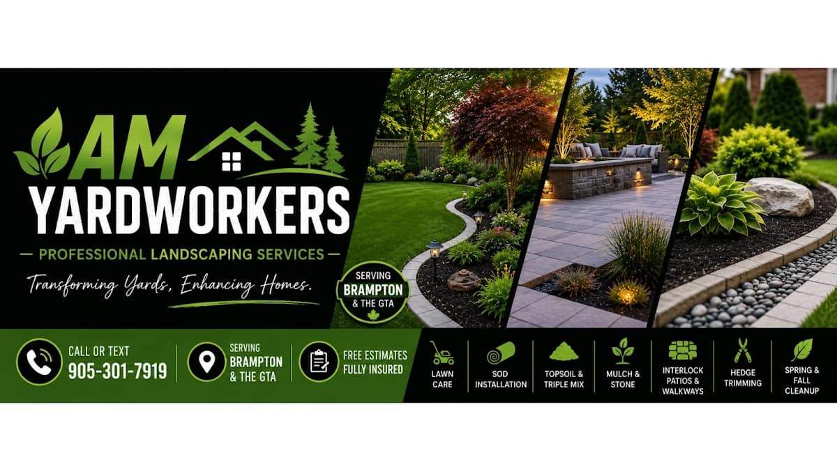 lawn care by AM YardWorkers in Brampton