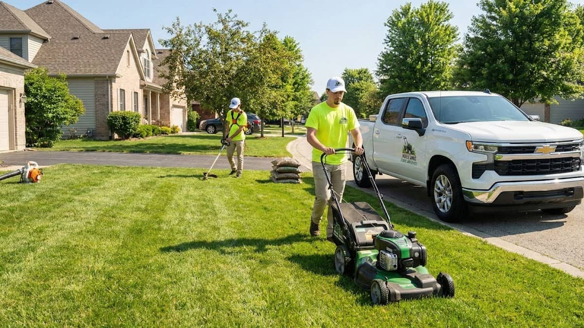 lawn care by Andrew Tannus' Student Lawn Services in Mississauga