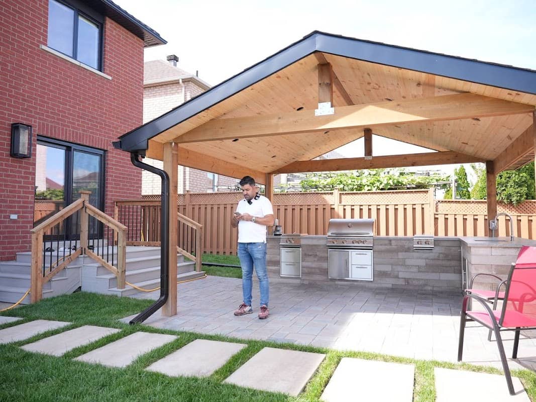 interlocking by Arcon Landscape Construction Ltd. in Willowdale