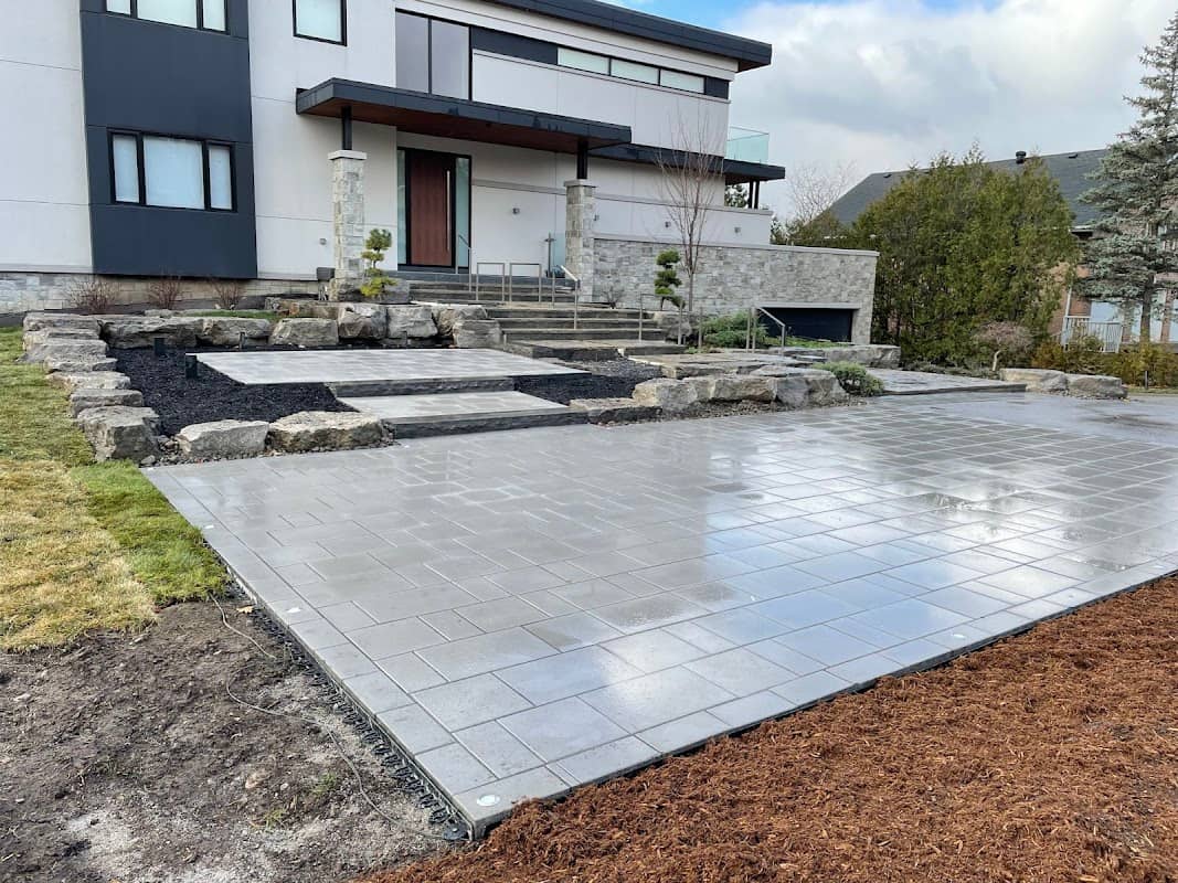 landscaping by Armour Landscaping & Interlocking Richmond Hill in Richmond Hill