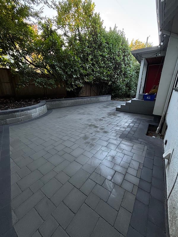 landscaping by Atlas Pavers Ltd. in White Rock