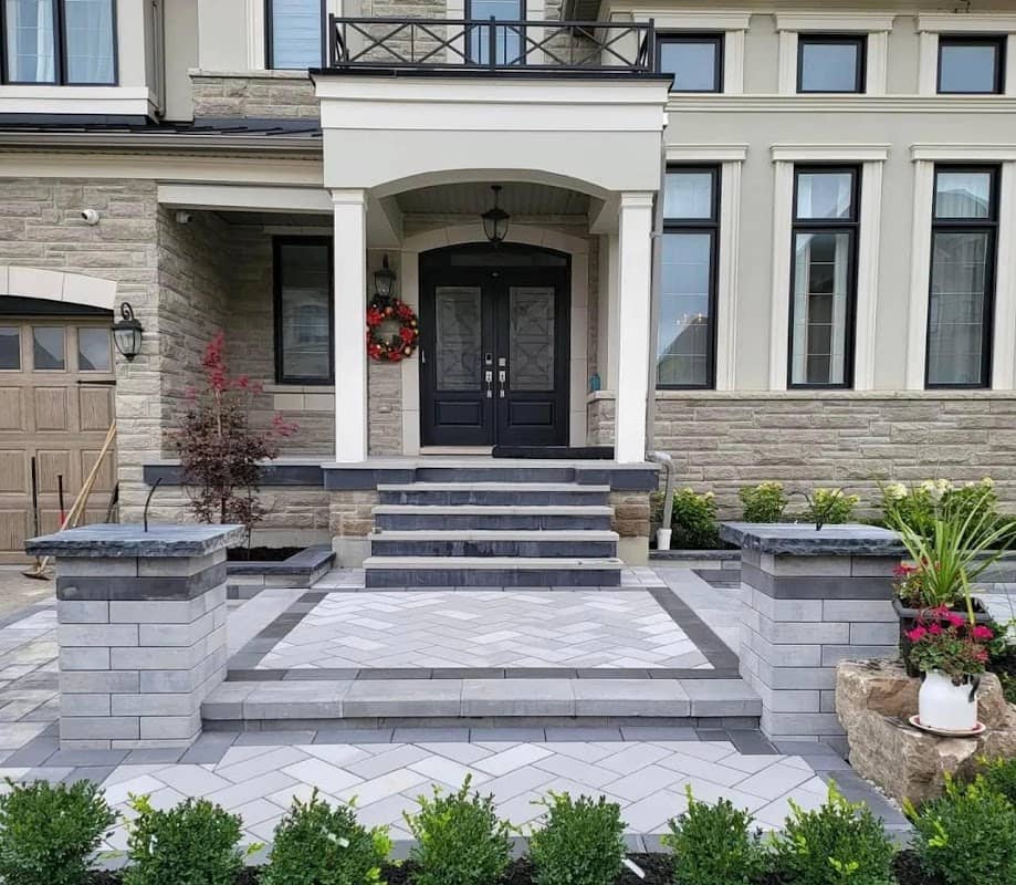 landscaping by AZAD Landscaping & Interlocking in Pickering