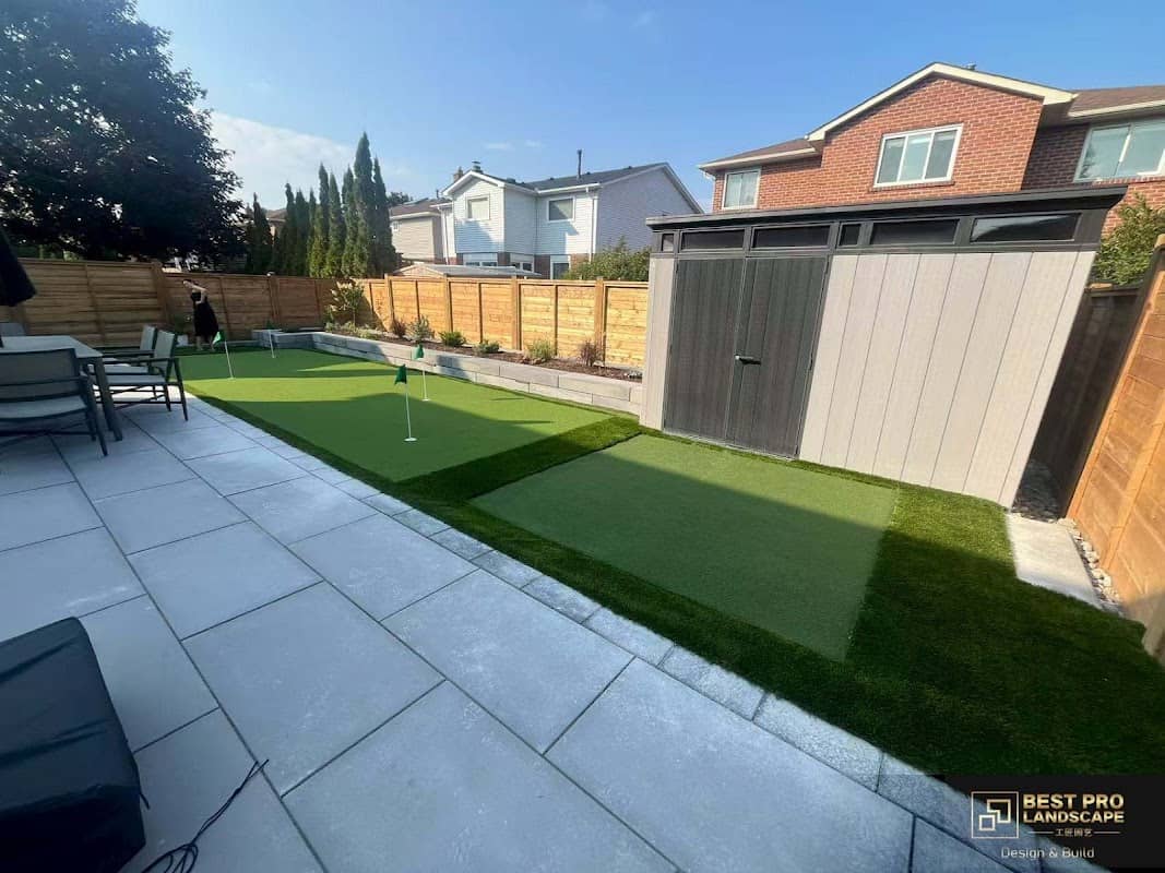 landscaping by Best Pro Landscape Contracting in Pickering