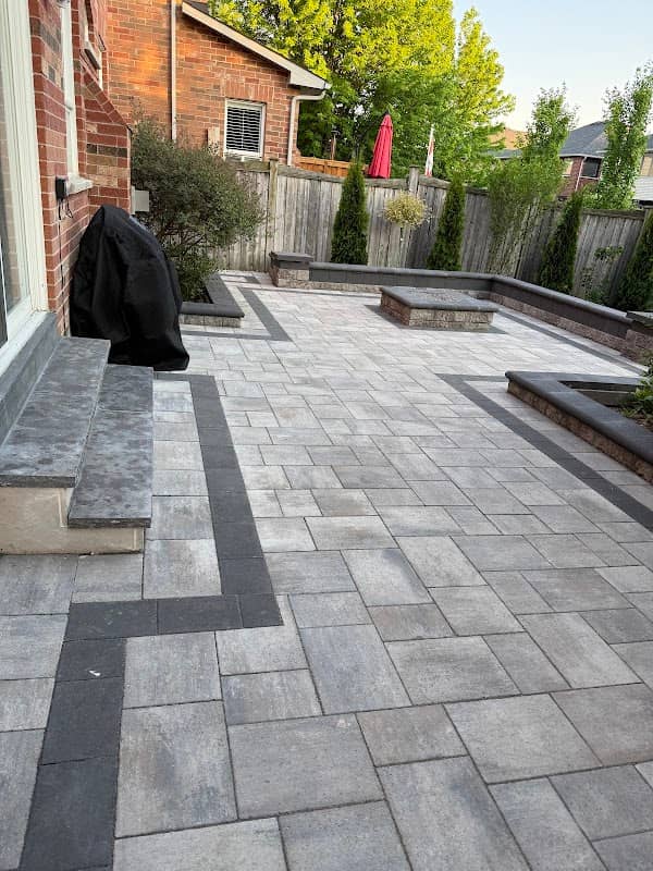 landscaping by Beyond Interlocking in Markham
