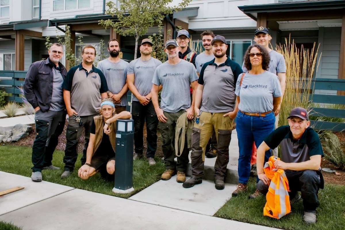 landscaping by Blackbird Collective Inc. in Tsawwassen