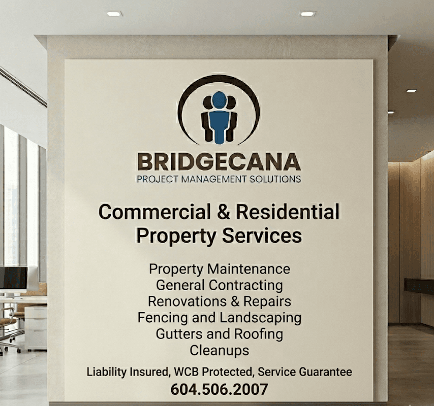 property maintenance by Bridgecana Project Management Solutions in South Surrey