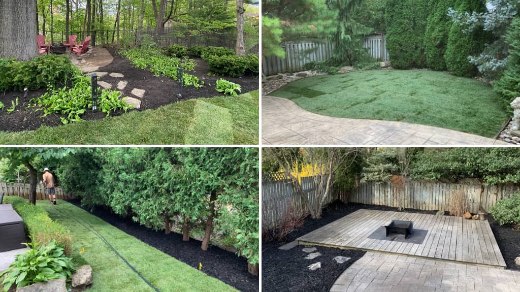 landscaping by Burloak Sod & Mulch in Burlington