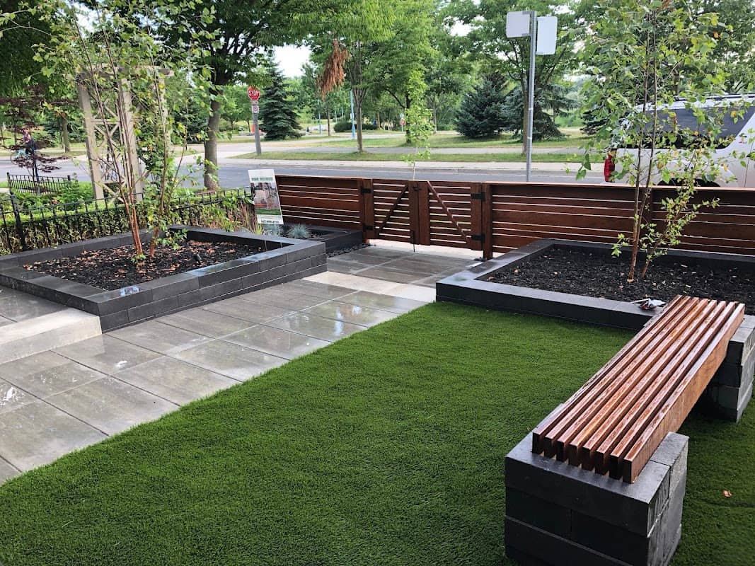 landscaping by Cactus Landscaping & Construction in Willowdale
