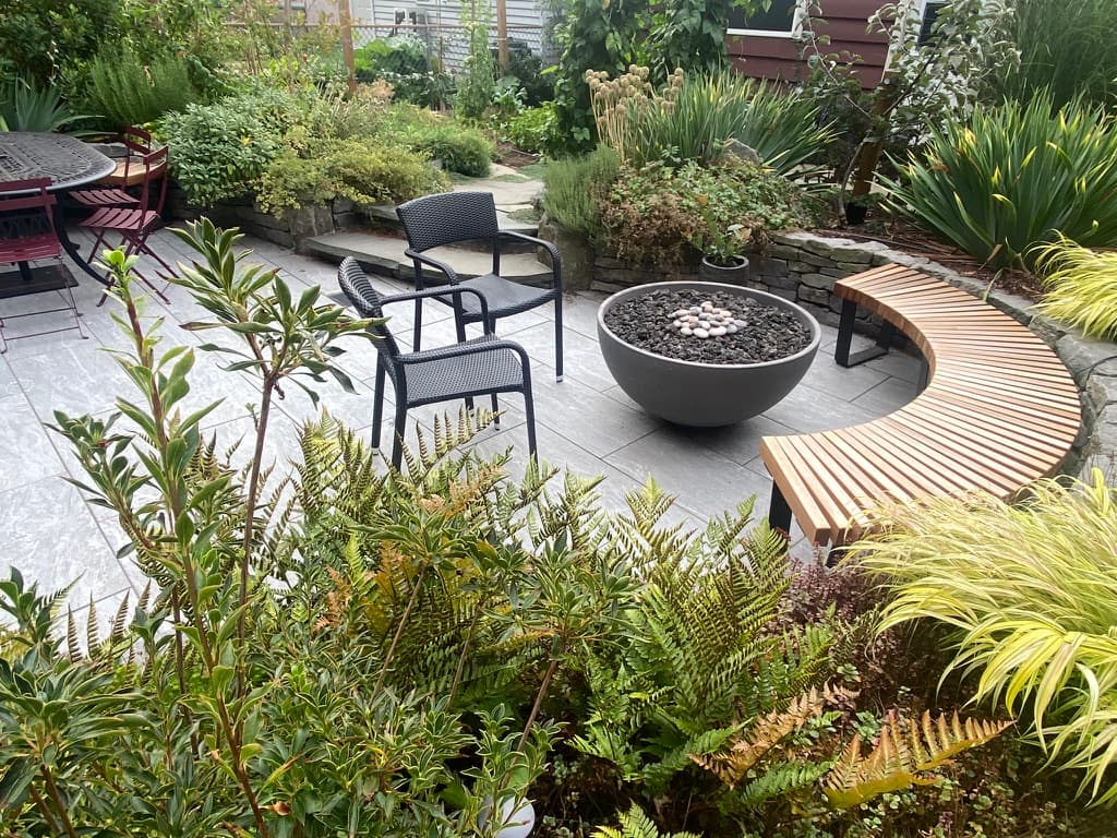landscape design by Carrot Top Gardens - Stephen Stewart Landscape Design in Commercial Drive