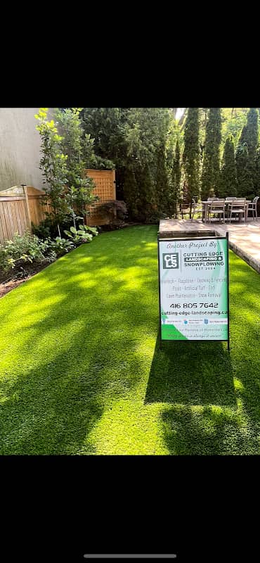 landscaping by Cutting Edge Landscaping And Snowplowing in Islington-City Centre West