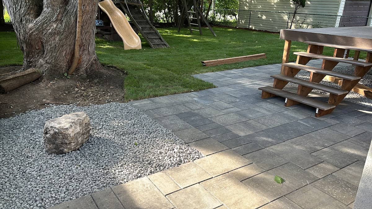 landscaping by D&B landscape solutions inc in Willowdale