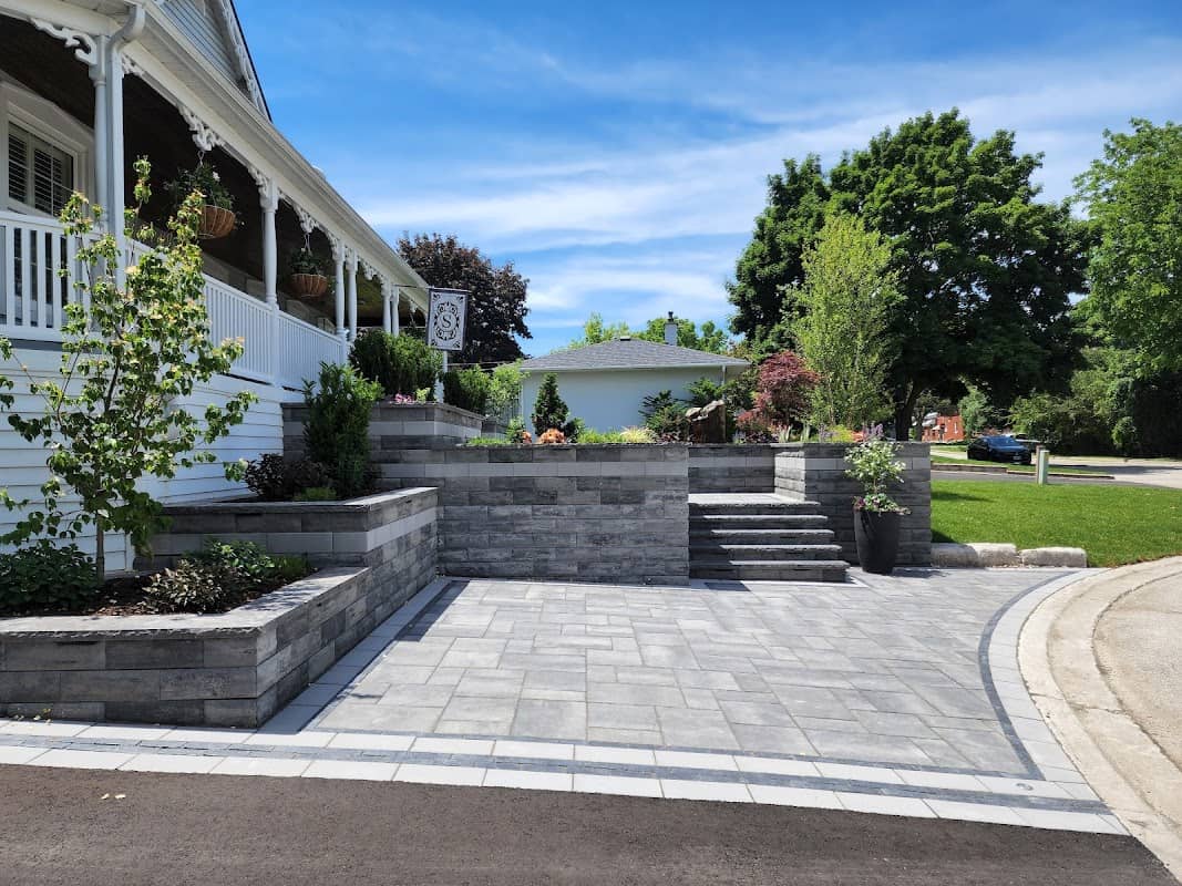 landscape design by Down2Earth Landscape Design Inc in Whitby