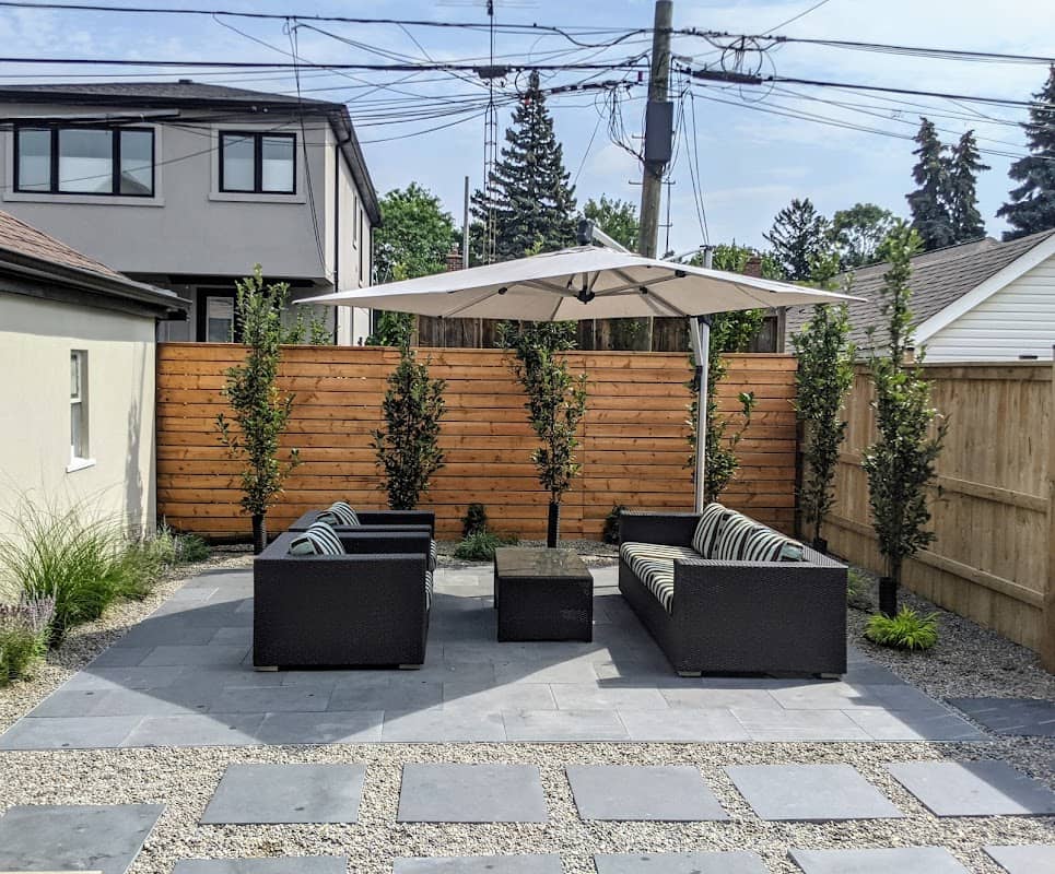 landscape design by earth and sole ltd. in Leaside