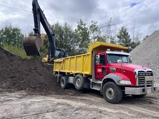 excavating & site prep by Elirpa Construction & Materials Ltd in Pickering