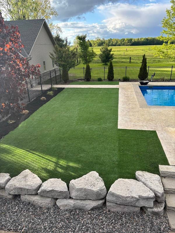 landscape design by Fieldmasters Synthetic Grass & Landscape Design in Willowdale