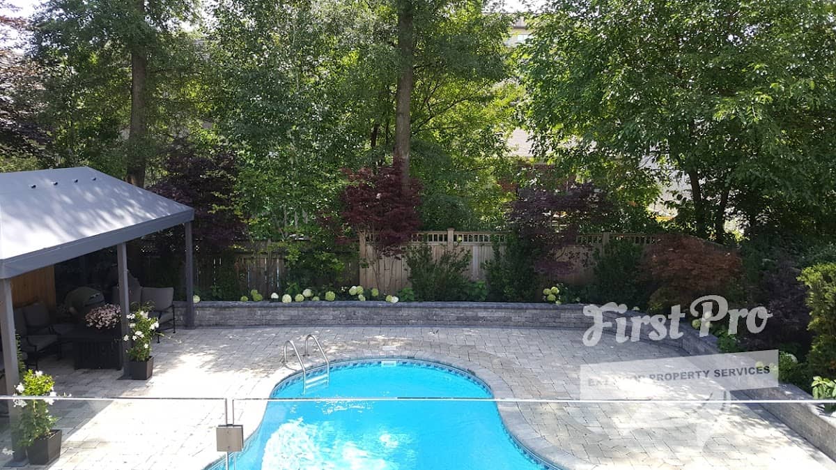 landscaping by First Pro Services in Forest Hill