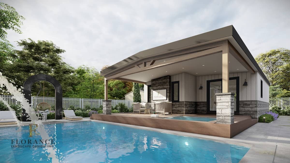 landscape design by Florance Landscape Design Inc. in Willowdale