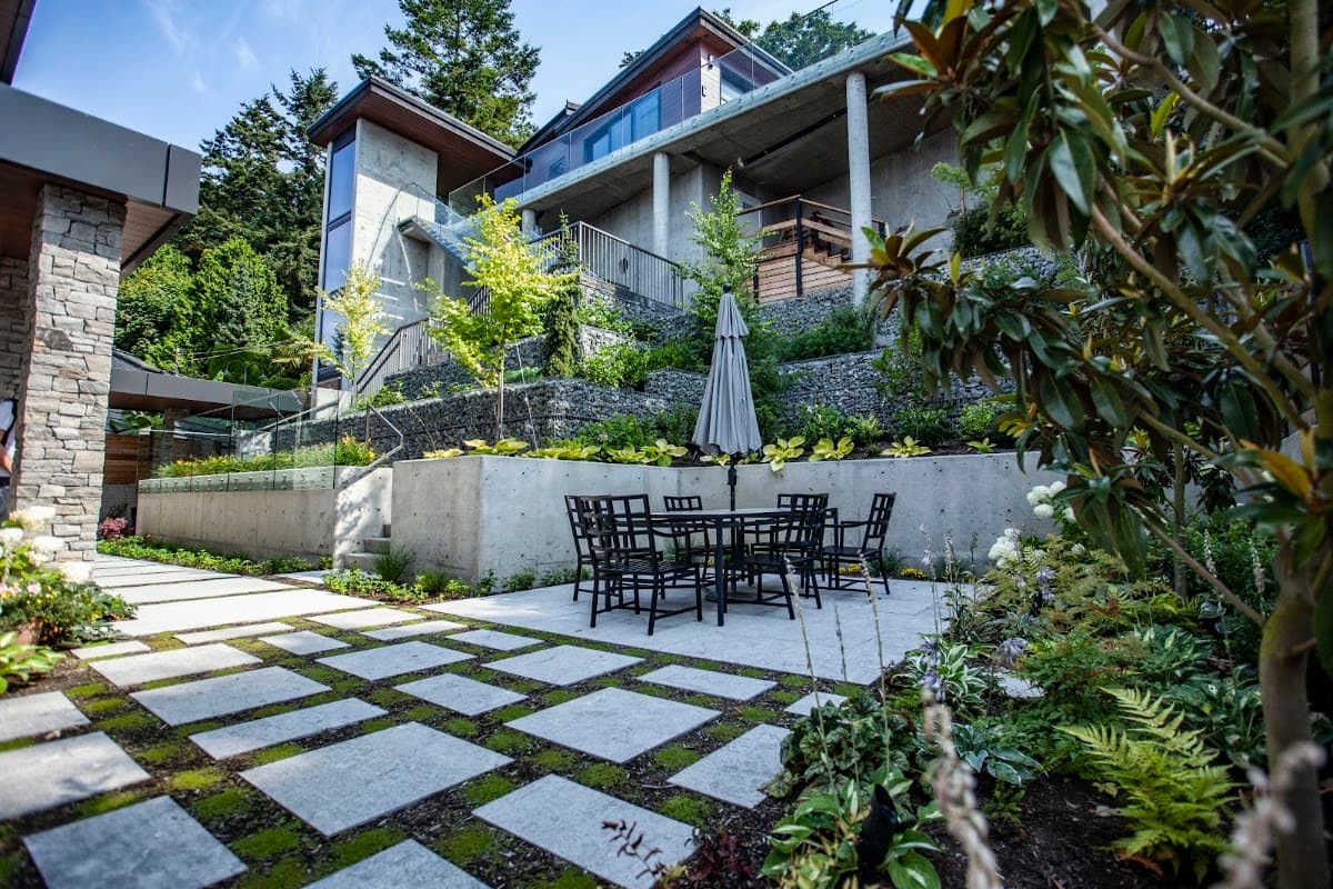 landscape design by Foris Projects in South Surrey