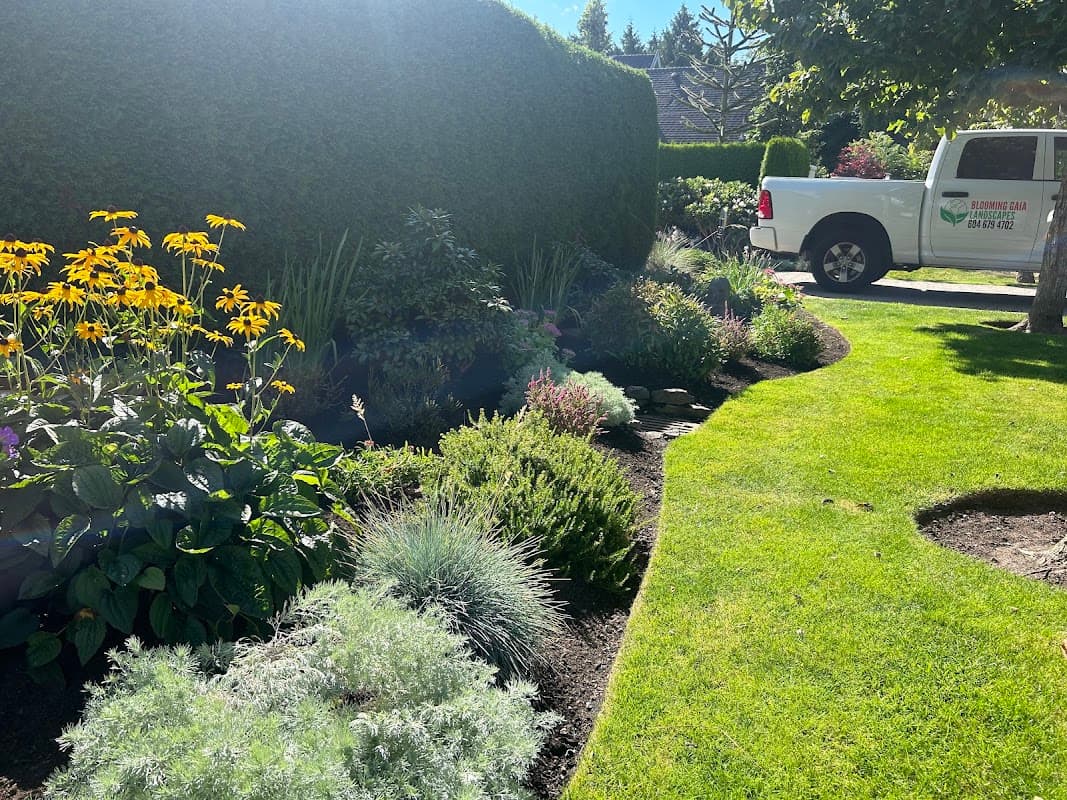 landscaping by Garden of Blooming Gaia Landscapes in Richmond