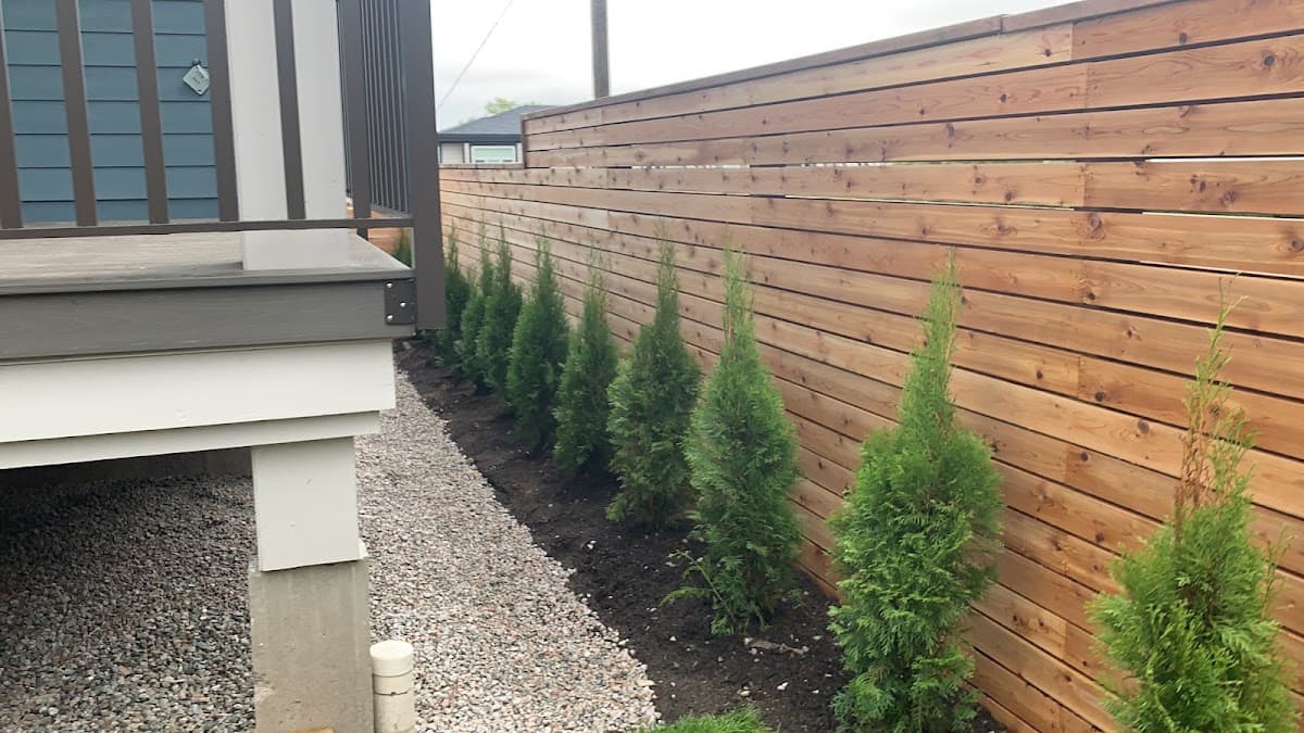 fencing & decks by Global cedar fence in Cloverdale