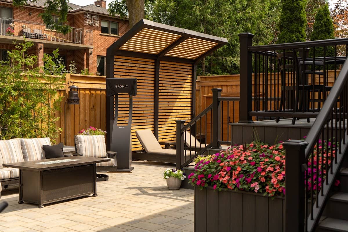 landscaping by Green Side Up Contracting -Trex Decking, Interlocking & Landscape Construction in Willowdale