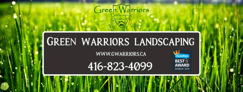 landscaping by Green Warriors Landscaping and Construction in Richmond Hill