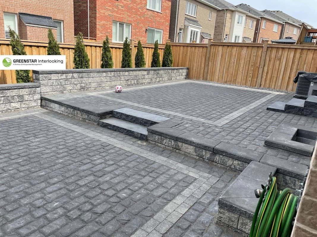 landscaping by Greenstar Interlocking in Bayview Village
