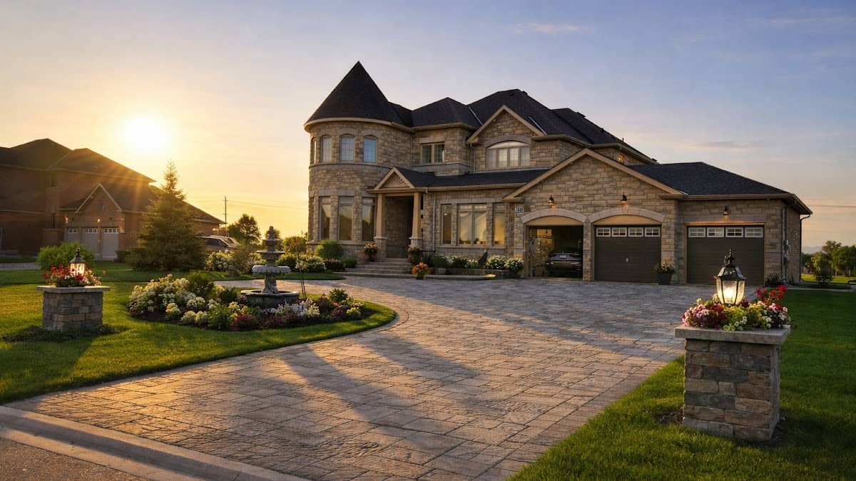 landscaping by HPL Green Construction Landscaping & Interlock Toronto in Vaughan