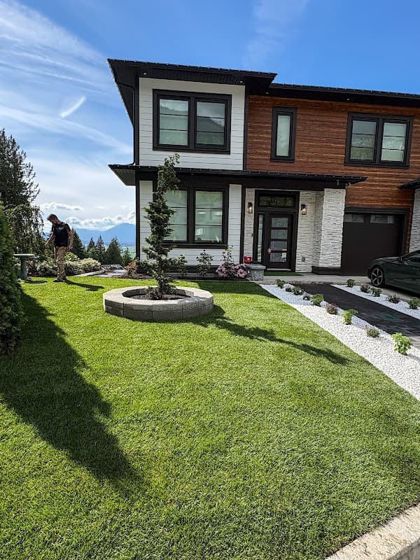 landscaping by Hughes Landscaping in Cloverdale