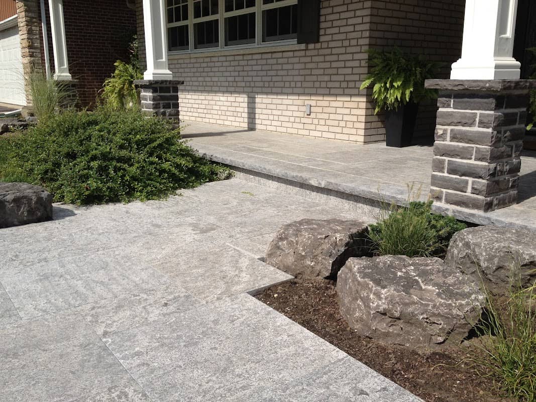 interlocking by Hungarock Landscaping and Construction Inc in Brampton