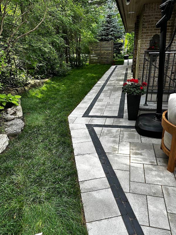 Interlocking Driveway Toronto & Landscape Design By EGE, photograph 2 of Islington-City Centre West