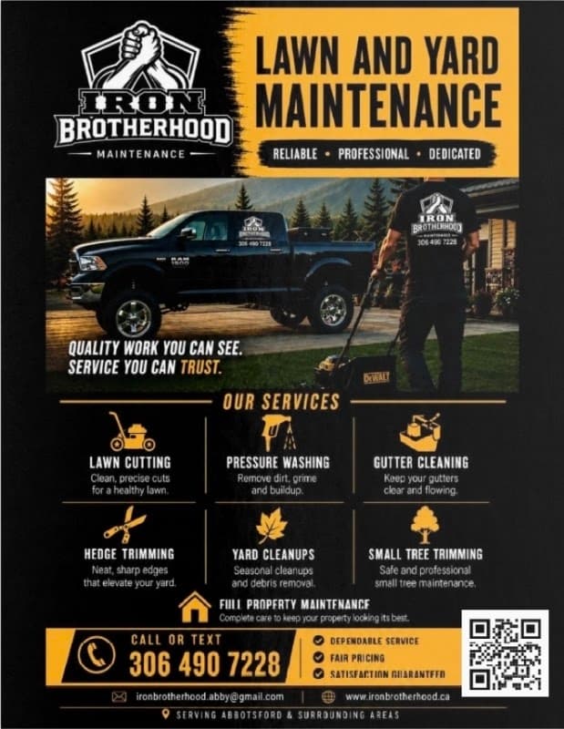 property maintenance by Iron Brotherhood Maintenance in Abbotsford