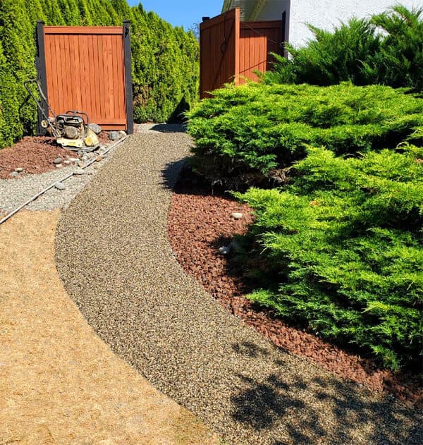 landscaping by Joe's Paving Stone in Cloverdale