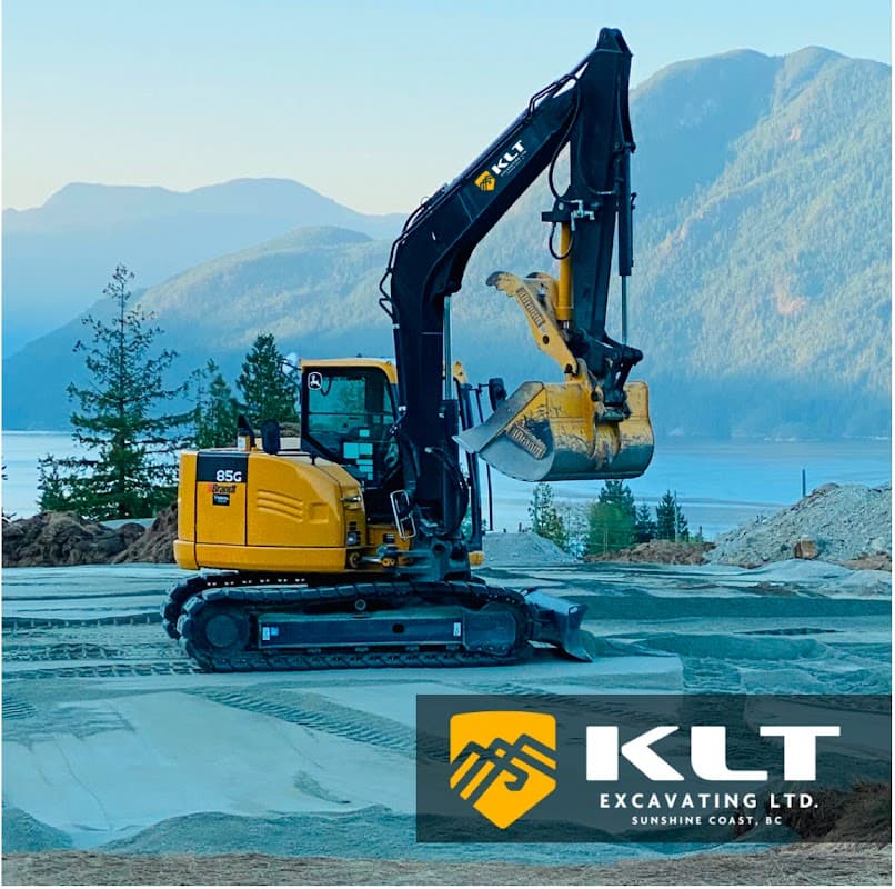 excavating & site prep by KLT EXCAVATING LTD in Dundarave