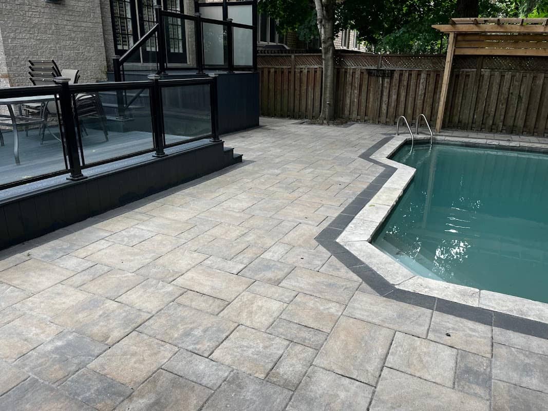 Leveled Ground Interlock Repair & Landscaping Construction, photograph 3 of Leaside