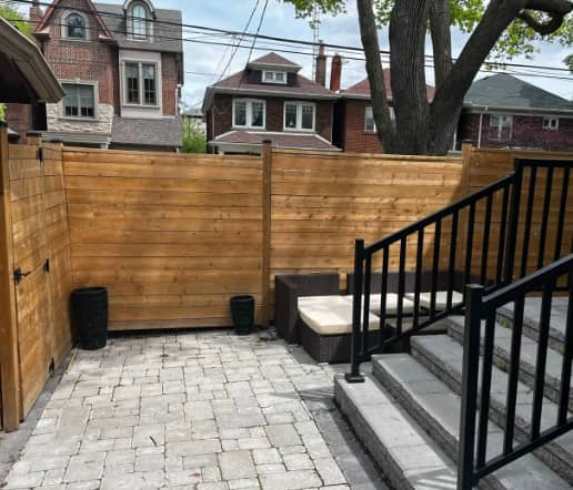Leveled Ground Interlock Repair & Landscaping Construction, photograph 4 of Leaside