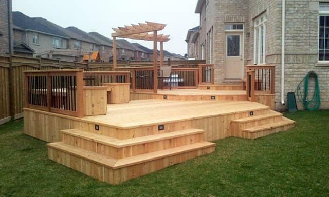 landscaping by Living Construction and Landscaping Inc in Willowdale