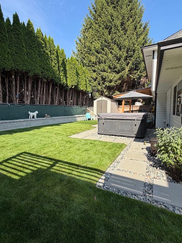 landscaping by LNS Landscape Services in Cloverdale