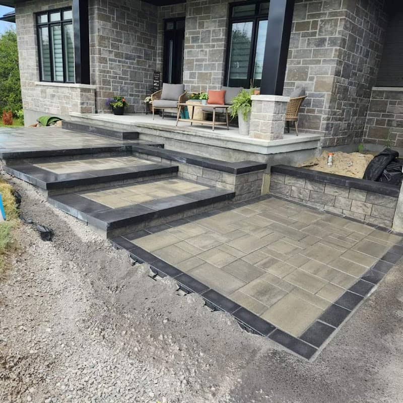 driveway paving by Maple Leaf Driveways & Landscaping - Patios - Paving - Blacktop - Asphalt - Interlocking - Power washing - Mississauga in Mississauga