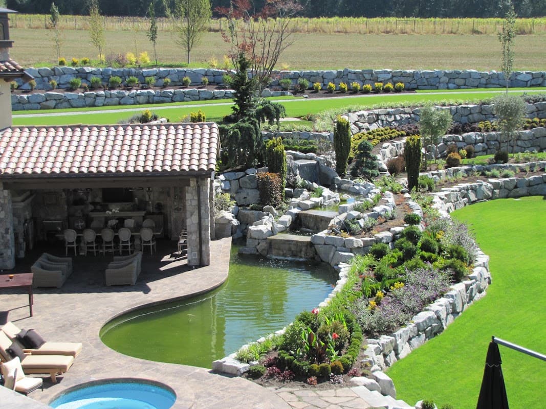 landscaping by Marzstone Contracting Ltd in Cloverdale