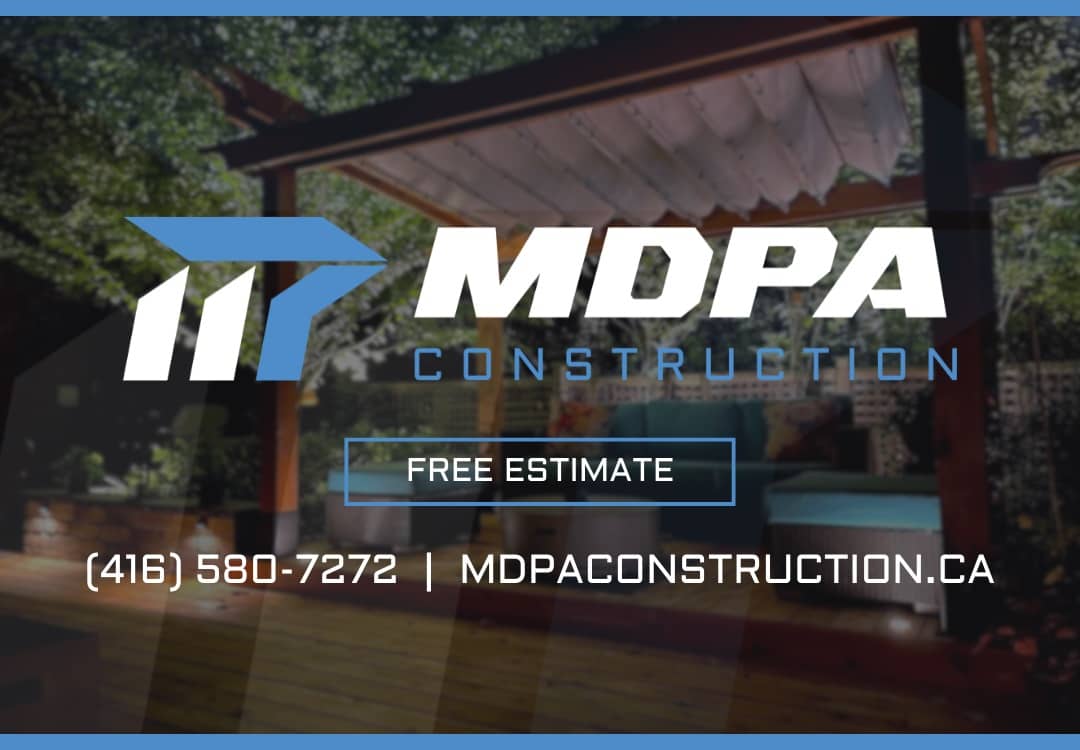 landscaping by MDPA Construction Toronto in Leaside