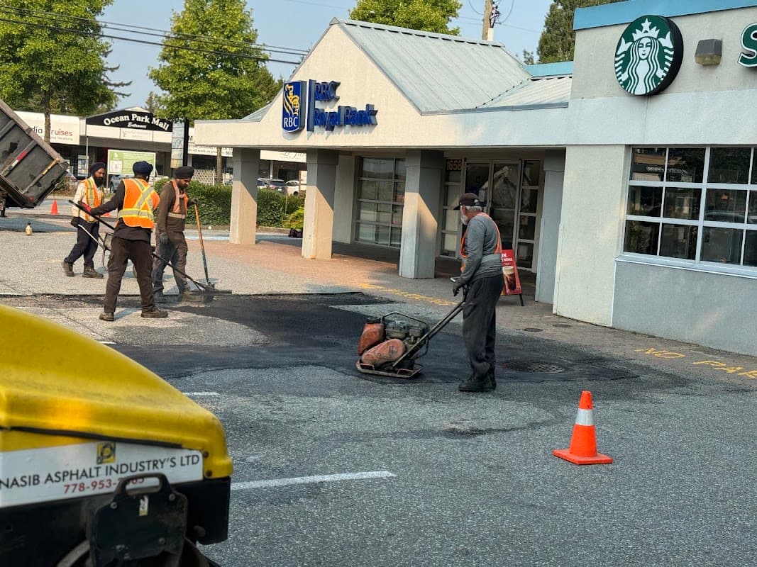 driveway paving by Nasib's Asphalt Paving - Best Paving Company in Vancouver |Burnaby| Richmond in Sunset